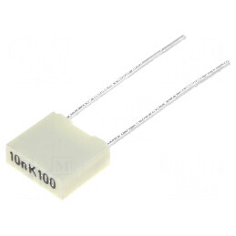 Condensator poliester 10nF 63VAC 100VDC 5mm THT R82 ±10% | Electronic-mag.ro | Componente Electronice