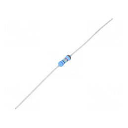 Rezistor thin film THT 60,4kΩ 600mW ±1% Ø2,5x6,5mm 50ppm/°C | Electronic-mag.ro | Componente Electronice