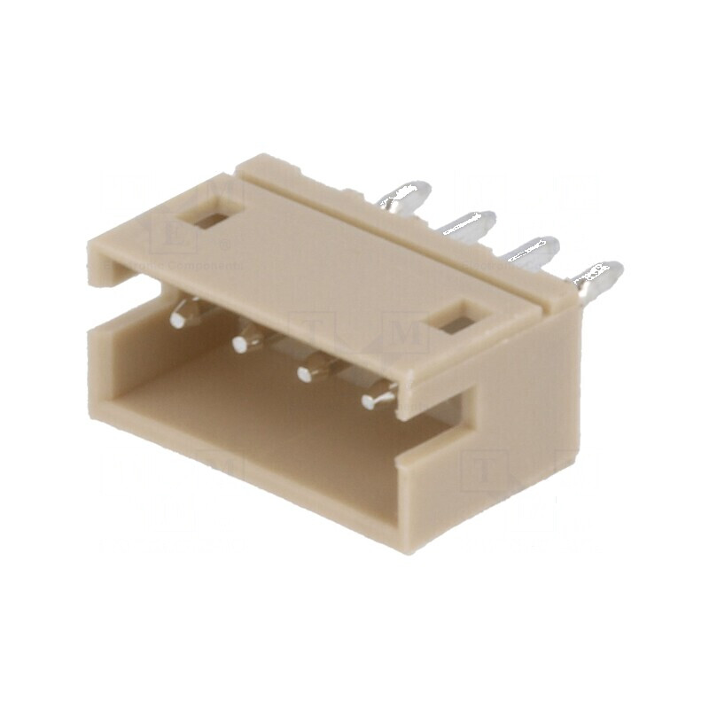 Conector cablu-placă soclu tată 1,5mm PIN 4 THT 100V 1A 20mΩ | Electronic-mag.ro | Componente Electronice