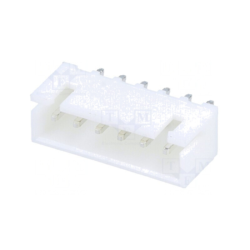 Conector cablu-placă soclu tată A2501 2,5mm 6 PIN THT 250V | Electronic-mag.ro | Componente Electronice