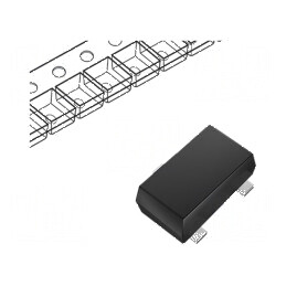 Tranzistor P-MOSFET 20V 0,1A 400mA 0,15W | Electronic-mag.ro | Componente Electronice