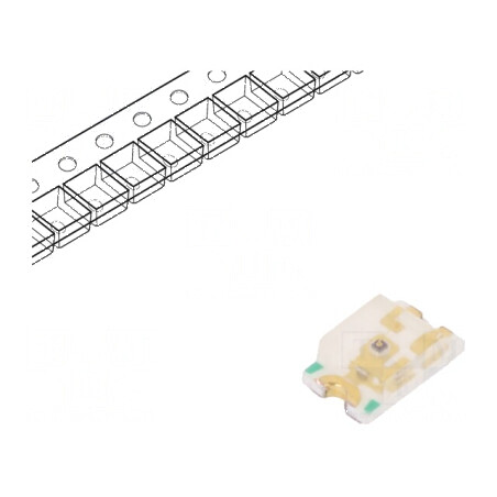 LED SMD 0805 ambră 70-260mcd 1,8-2,4V 20mA 140° | Electronic-mag.ro | Componente Electronice