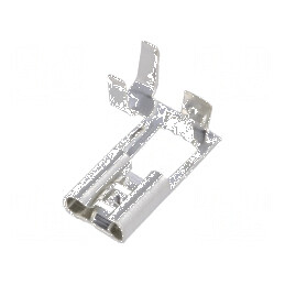 Terminal plat 6,3mm mamă 1,5-2,5mm2 crimpat pe cablu | Electronic-mag.ro | Componente Electronice