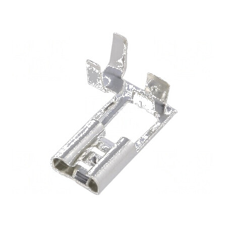 Terminal plat 6,3mm mamă 1,5-2,5mm2 crimpat pe cablu | Electronic-mag.ro | Componente Electronice