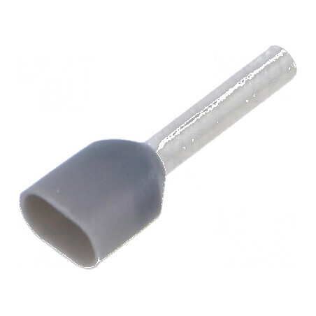 Vârf tub capăt izolată dublă cupru 0,75mm² 10mm cositorit | Electronic-mag.ro | Componente Electronice
