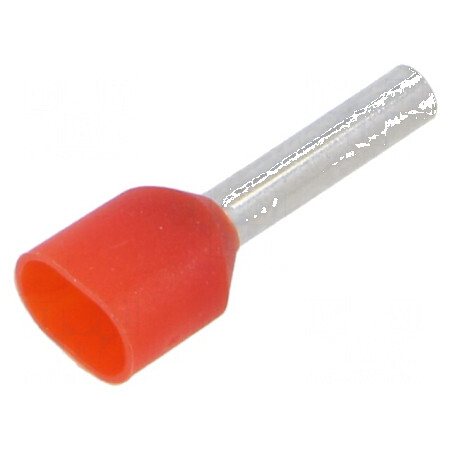 Vârf tub capăt izolat dublu cupru 1mm² 10mm cositorit | Electronic-mag.ro | Componente Electronice