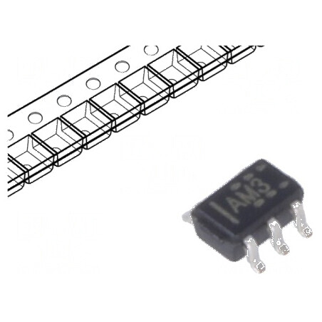 Buffer digital CMOS SMD SC70 1 canal 2-5,5VDC -40÷125°C | Electronic-mag.ro | Componente Electronice