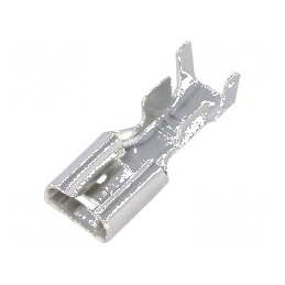 Terminal plat 6,3mm mamă pentru cablu 2,5÷4mm2 | Electronic-mag.ro | Componente Electronice