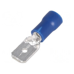 Terminal plat 6,3mm tată 1,5÷2,5mm2 pentru cablu crimpat | Electronic-mag.ro | Componente Electronice
