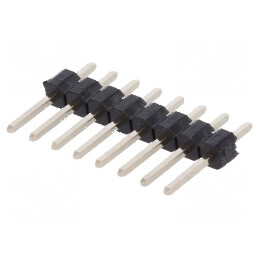 Conector şiruri pini tată 8 pini 2,54mm THT | Electronic-mag.ro | Componente Electronice