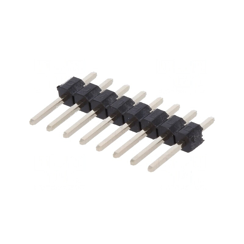 Conector şiruri pini tată 8 pini 2,54mm THT | Electronic-mag.ro | Componente Electronice