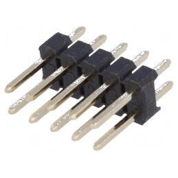 Conector şiruri pini tată 10 pini 2,54mm THT | Electronic-mag.ro | Componente Electronice