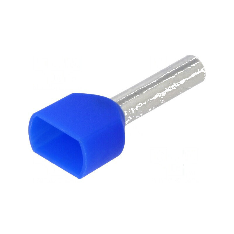 Vârf tub capăt izolată dublă cupru 2,5mm² 13mm cositorit | Electronic-mag.ro | Componente Electronice