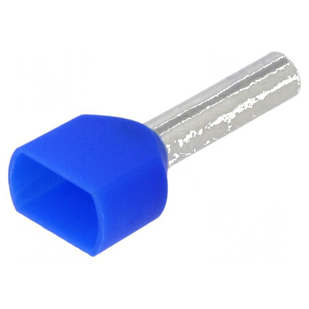 Vârf tub capăt izolată dublă cupru 2,5mm² 13mm cositorit | Electronic-mag.ro | Componente Electronice