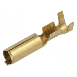 Terminal rotund mamă 2,5-4mm² crimpat cablu neizolat | Electronic-mag.ro | Componente Electronice