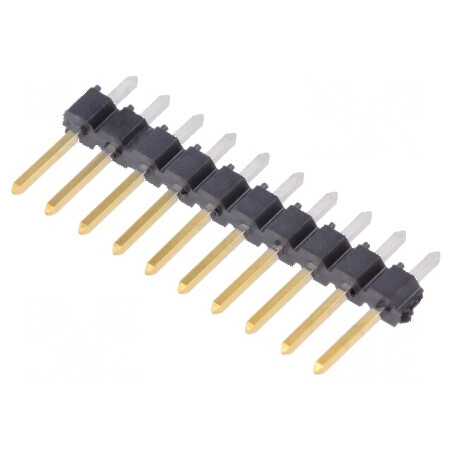 Conector BERGSTIK II tată drept 2,54mm cu şiruri pini | Electronic-mag.ro | Componente Electronice
