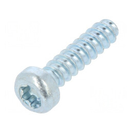 Şurub pentru plastic 3x12 cu cap rotund Torx PLUS 10IP din oţel | Electronic-mag.ro | Componente Electronice