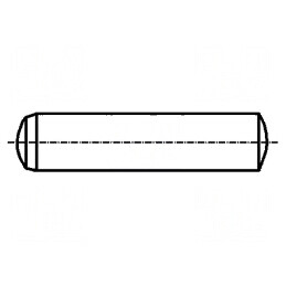 Ştift cilindric oţel călit 3mm x 10mm DIN 6325 | Electronic-mag.ro | Componente Electronice