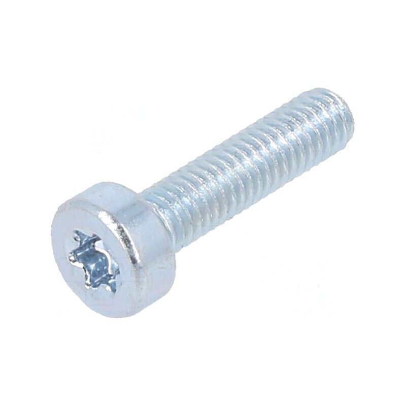 Şurub M3x12 Torx TX10 cu cap rotund din oţel zincat | Electronic-mag.ro | Componente Electronice