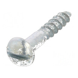 Şurub pentru lemn 3x16mm cu cap buton crestat 0,8mm oţel zincat DIN 96 | Electronic-mag.ro | Componente Electronice