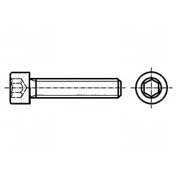 Şurub M4x8 Cap Rotund Imbus HEX 3mm Oţel DIN 912 | Electronic-mag.ro | Componente Electronice