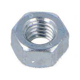 Piuliță hexagonală M5 0,8 din oțel cu acoperire zincată, 8mm, BN 169 | Electronic-mag.ro | Componente Electronice