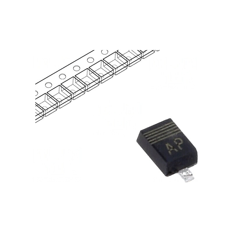 Diodă Schottky SMD 30V 0,2A SC90 SOD323F 550mW | Electronic-mag.ro | Componente Electronice