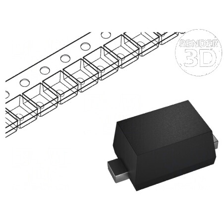 Diodă SMD 85V 0,2A SOD523 Ufmax 1,1V | Electronic-mag.ro | Componente Electronice