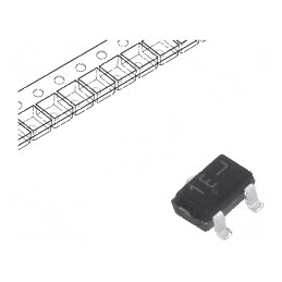 Tranzistor NPN bipolar 45V 0,1A 0,2W SC70 SOT323 | Electronic-mag.ro | Componente Electronice