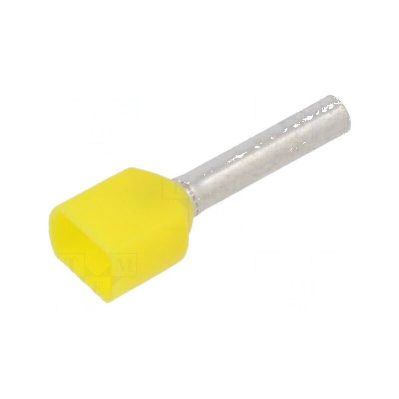 Vârf tub capăt izolată dublă cupru 1mm² 12mm cositorit | Electronic-mag.ro | Componente Electronice Vârf tub capăt izolată dublă cupru 1mm² 12mm cositorit | Electronic-mag.ro | Componente Electronice
