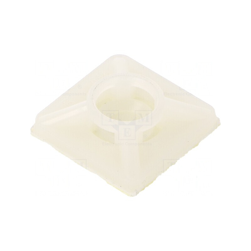 Element de susținere autoadeziv poliamidă UL94V-2 natural | Electronic-mag.ro | Componente Electronice