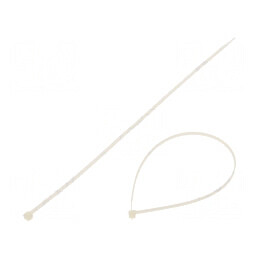 Colier de strângere poliamidă 80N 290mm x 3,6mm natural | Electronic-mag.ro | Componente Electronice
