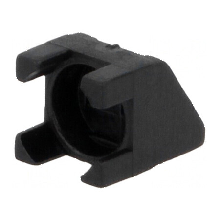 Carcasă LED 5mm poliamidă unghi neagră UL94V-2 | Electronic-mag.ro | Componente Electronice