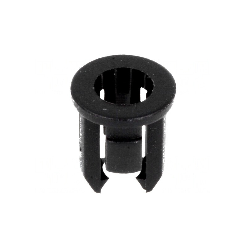 Montură LED 3mm monobloc neagră UL94V-2, L: 6,4mm | Electronic-mag.ro | Componente Electronice Montură LED 3mm monobloc neagră UL94V-2, L: 6,4mm | Electronic-mag.ro | Componente Electronice