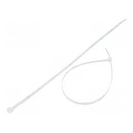 Colier de strângere poliamidă 300mm 4,8mm 222N naturală | Electronic-mag.ro | Componente Electronice