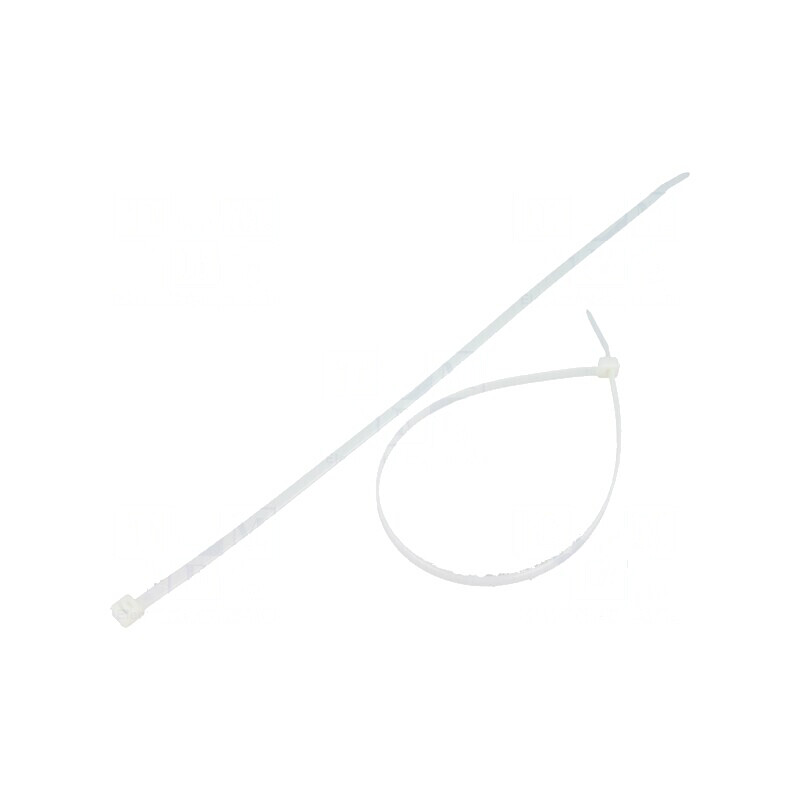 Colier de strângere poliamidă 300mm 4,8mm 222N naturală | Electronic-mag.ro | Componente Electronice