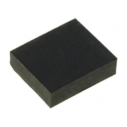 Picioruş autoadeziv negru din gumă H: 2mm W: 7mm L: 6mm | Electronic-mag.ro | Componente Electronice