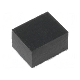 Picioruş autoadeziv negru 5,5mm H, 9,6mm W, 8mm L | Electronic-mag.ro | Componente Electronice