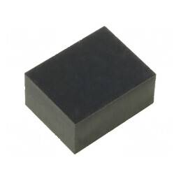 Picioruş autoadeziv negru 5mm x 10mm x 8mm | Electronic-mag.ro | Componente Electronice