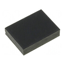 Picioruş autoadeziv negru 3mm H, 11,5mm W, 8mm L | Electronic-mag.ro | Componente Electronice