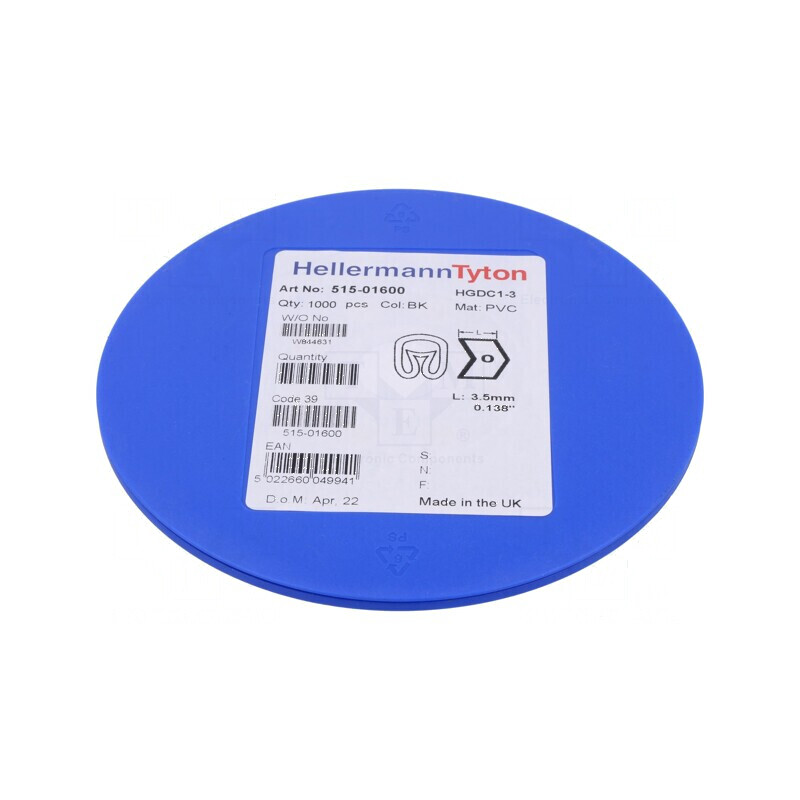 Markere Marcaj PVC neagră 0 1÷3mm -65÷105°C | Electronic-mag.ro | Componente Electronice