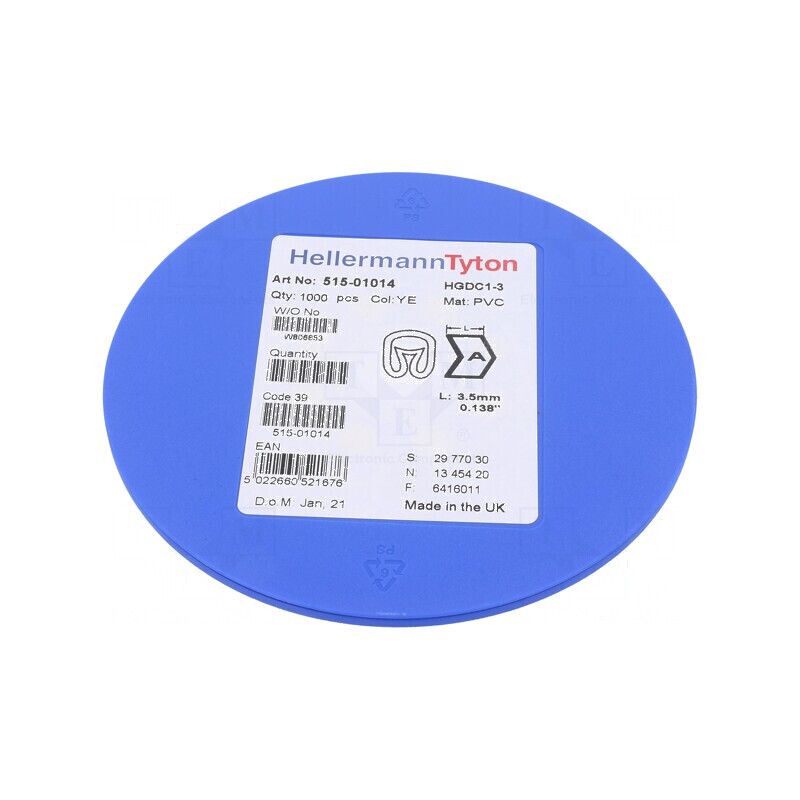 Marker PVC galben 1÷3mm, temperatură -65÷105°C, pentru marcaj | Electronic-mag.ro | Componente Electronice Marker PVC galben 1÷3mm, temperatură -65÷105°C, pentru marcaj | Electronic-mag.ro | Componente Electronice