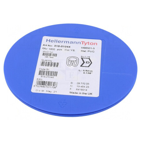 Markere Marcaj PVC galbenă 1-3mm -65÷105°C | Electronic-mag.ro | Componente Electronice