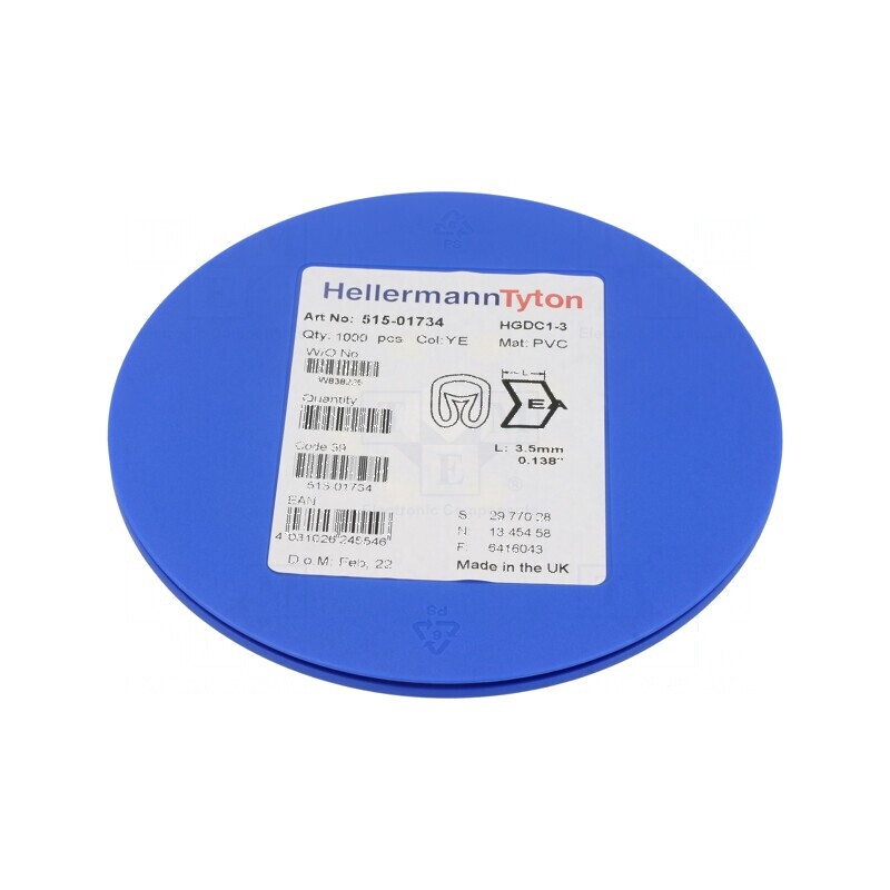 Markere Marcaj PVC Galben 1÷3mm pentru Împământare -65÷105°C | Electronic-mag.ro | Componente Electronice Markere Marcaj PVC Galben 1÷3mm pentru Împământare -65÷105°C | Electronic-mag.ro | Componente Electronice