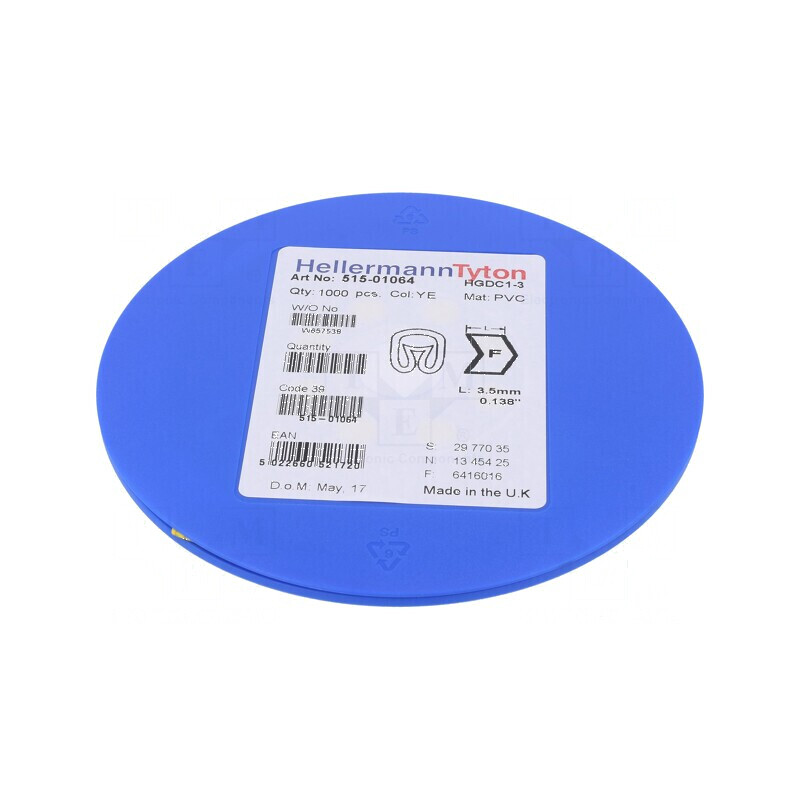 Markere Marcaj PVC Galben 1÷3mm -65÷105°C | Electronic-mag.ro | Componente Electronice Markere Marcaj PVC Galben 1÷3mm -65÷105°C | Electronic-mag.ro | Componente Electronice