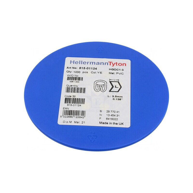Markere Marcaj PVC galbenă 1÷3mm 65÷105°C | Electronic-mag.ro | Componente Electronice