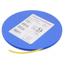 Markere PVC galbenă 1-3mm -65÷105°C pentru marcaj | Electronic-mag.ro | Componente Electronice