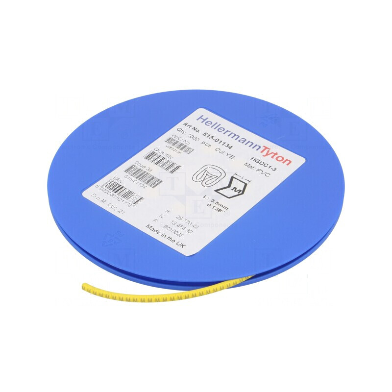 Markere PVC galbenă 1-3mm -65÷105°C pentru marcaj | Electronic-mag.ro | Componente Electronice Markere PVC galbenă 1-3mm -65÷105°C pentru marcaj | Electronic-mag.ro | Componente Electronice