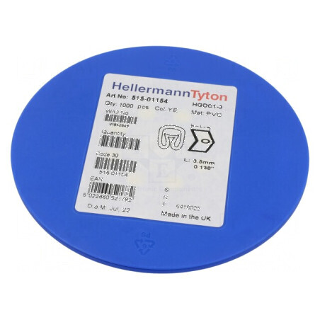 Markere Marcaj PVC Galben 1÷3mm -65÷105°C | Electronic-mag.ro | Componente Electronice