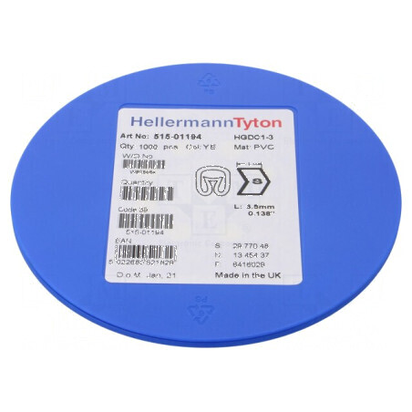 Markere Marcaj PVC galbenă 1-3mm 65-105°C | Electronic-mag.ro | Componente Electronice